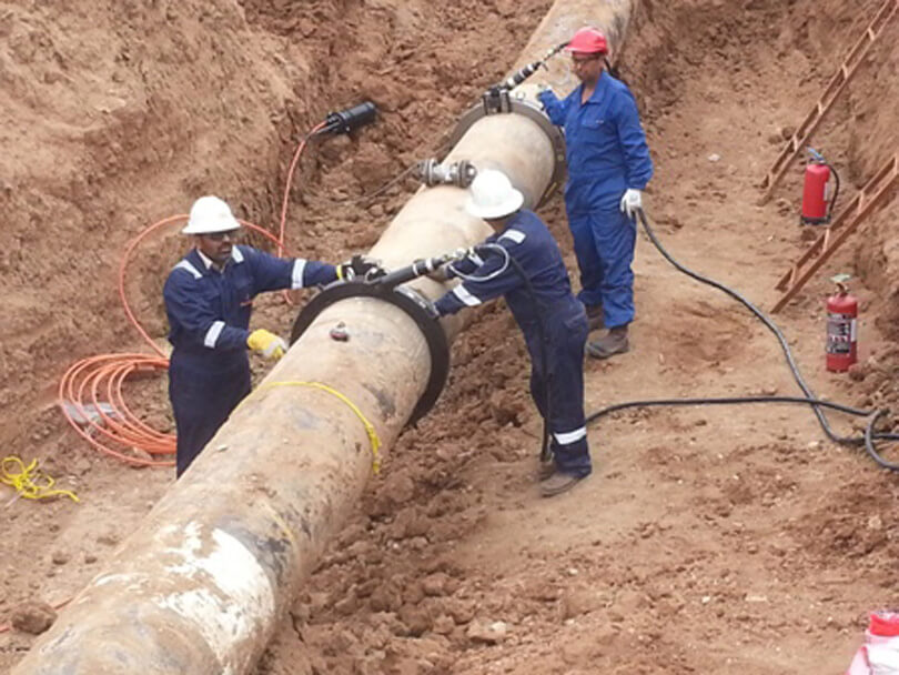 Демонтаж газопровода DANA GAS — NODHA