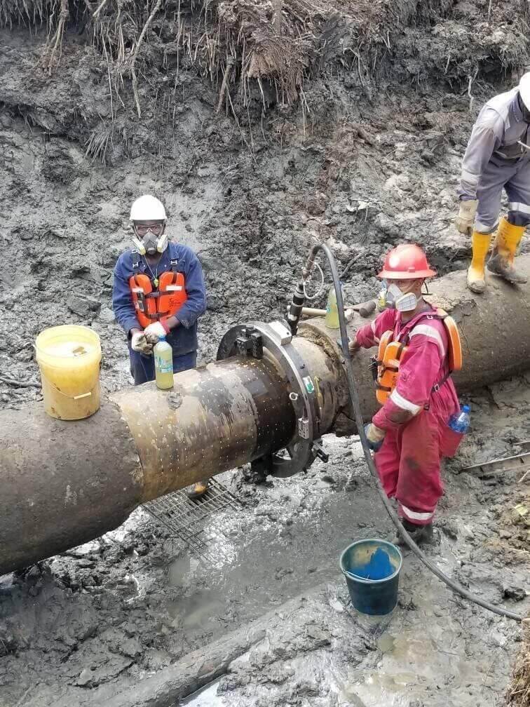 Замена секции трубопровода в Нигерии — NODHA