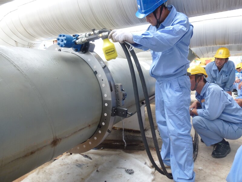 Обслуживание трубопровода нефтехранилища 800 мм, Чжоушань — NODHA