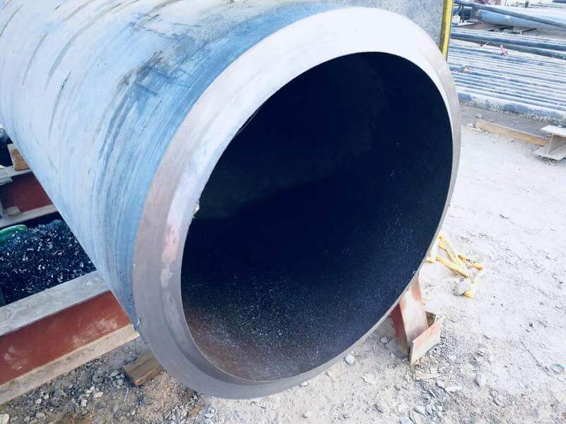 Резка и снятие фаски с труб на оманском химическом заводе — NODHA